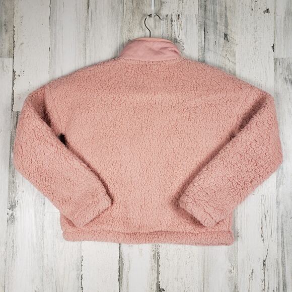 NWOT There Abouts Girls Pink Pullover Fleece Sweater Youth Size Large 14 - Picture 7 of 9